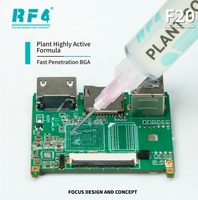 RF4 F20 Flux de soudure végétal écologique 10CC, pâte à haute pénétration pour réparation de PCB et BGA de téléphones portables, outils de réparation de téléphones
