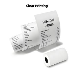 Alta qualità personalizzata 80x80mm POS ATM ricevuta termica rotolo di carta 50g registratore di cassa fatturazione ad alta visibilità Thermique Papier