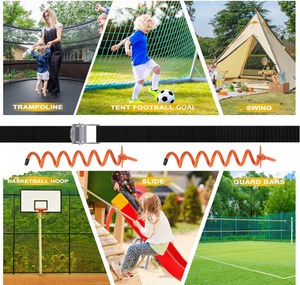 Kit <span class=keywords><strong>de</strong></span> adaptador <span class=keywords><strong>de</strong></span> anclajes <span class=keywords><strong>de</strong></span> tierra <span class=keywords><strong>para</strong></span> suministros <span class=keywords><strong>de</strong></span> <span class=keywords><strong>jardín</strong></span> asegurar trampolines carpas toldos <span class=keywords><strong>lonas</strong></span> <span class=keywords><strong>columpios</strong></span> - Product Image 6