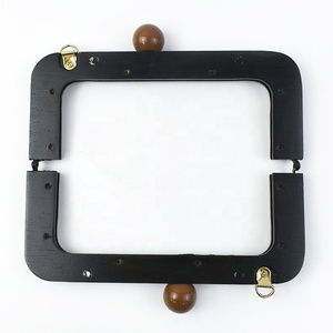 Meetee ZK752 Manici per Borsa in Legno Massello di Alta Qualità, Telaio Classico in Legno alla <span class=keywords><strong>Moda</strong></span> per Pochette e Borse da Donna - Product Image 6