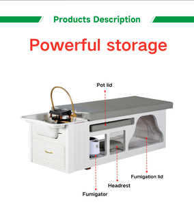 سرير التدليك التايلاندي الكهربائي لغسيل الشعر مع تدوير المياه لصالونات التجميل صالون الحلاقة خدمات الشامبو للشعر - Product Image 6