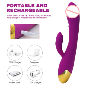 بيع بالجملة: هزاز على شكل أرنب للنقطة G، ألعاب جنسية للبالغين، منتج للبالغين، هزاز للمهبل، لعبة جنسية للإناث - Product Image 2