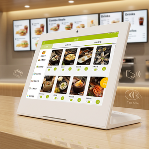 OEM Custom 10.1 Inch Restaurant Self Ordering Kiosk POE NFC Android Payment Tablet for Fast Food Chain - Product Image 1