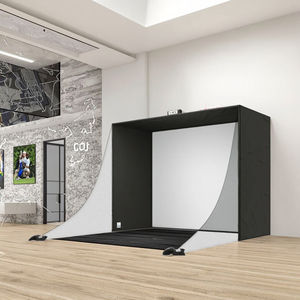 गोल्फ सिम्युलेटर पूर्ण इनडोर अभ्यास पिंजरे 10x8 फीट या फ्रेम और बाड़े जाल के साथ उपलब्ध किसी भी आकार - Product Image 3