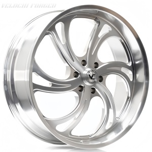 Rines de Aluminio Forjado Velochi con Acabado Plateado Pulido, Diseño Cóncavo Profundo, de 18, 19, 20, 21, 22, 23 y 24 Pulgadas para Chevrolet y Cadillac - Product Image 1