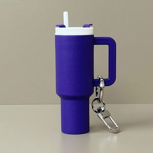 Cute Tumbler Keychain Mini Cup Accessories Chapstick Holder Bag <b>Key</b> <b>Chain</b> Accessories - Product Image 4