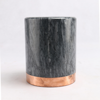 Seau à vin isotherme de luxe en marbre naturel oriental, support à vin portable moderne pour vin rouge, idéal pour bars et hôtels