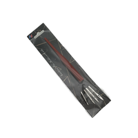 Stylo plume de luxe personnalisé avec calligraphie, 4 pointes, pointe en acier inoxydable, corps en plastique, largeur d'écriture de 1,2 mm, utilisation au bureau, croquis, dessin