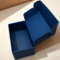 Carton d'emballage personnalisable en carton ondulé recyclé pour le transport de chaussettes, fourrures, petits articles et emballages cadeaux