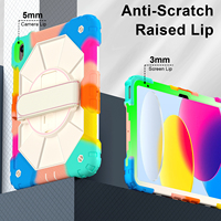 Étui robuste pour enfants avec support rotatif et bandoulière pour iPad A16 11e génération 2025 iPad 10e génération 10.9 2022 Protection robuste OEM ODM