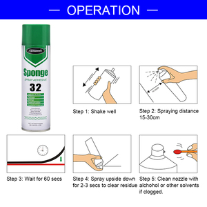 Sprayidea 32 Colla Aerosol 600ml per Tappezzeria, Sigillante in Schiuma per Materassi, Divani, Costruzioni, Imballaggi, Falegnameria, Adesivo per Tappezzeria - Product Image 4
