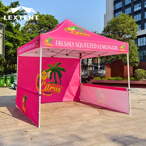 פושאן מתקפל gazebo בצבע 10x10ft חופת פלדה מותאמת אישית האוהל חוצות - Product Image 1