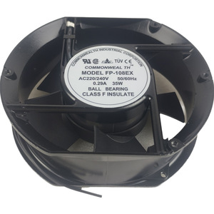 Ventilateur centrifuge à conduite en plastique Commonwealth Industrial Corporation FP-108EX AC220V 50/60Hz avec roulement à billes, pièces de réfrigération - Product Image 1