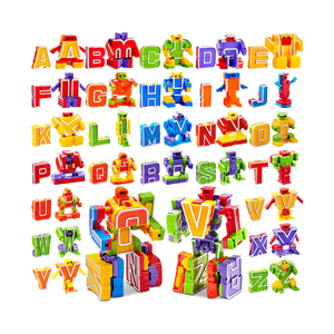 26 pcs Bảng chữ cái <span class=keywords><strong>robot</strong></span> đồ chơi cho trẻ em, ABC học tập đồ chơi, trẻ mới biết đi giáo dục đồ chơi - Product Image 1