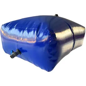 Wholesale 500000 Liter Collapsible Inflatable Flexible PVC Water Storage Tank with and Factory Price OEM Water Storage Tank