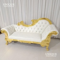 Hochzeitsbühnen-Kronensofa London Stilvoller Hochzeitszeremonie-Königsthron/Sofa Modernes Luxus-Hochzeits-Kronensofa/Couch