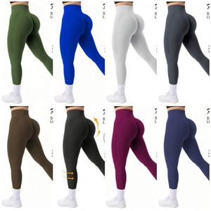 <span class=keywords><strong>Leggings</strong></span> de Yoga sin Costuras Cloud Rise para Mujer, con Logotipo Personalizado, 8 Colores, <span class=keywords><strong>Push</strong></span>-<span class=keywords><strong>Up</strong></span>, para Fitness, Gimnasio, Sexy - Product Image 2