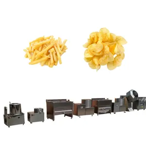 Good Price Waterproof Rust-Proof Semi-Automatic Potato Chips Making Machine French Fries Production Line with Low Cost