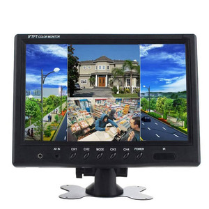 <span class=keywords><strong>9</strong></span> Inch Xe Truck Rear View Tft <span class=keywords><strong>Lcd</strong></span> Quad Hiển Thị Màn Hình Hiển Thị 4 Cách Kết Nối Video Đảo Ngược Hiển Thị - Product Image 3