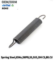 Ressort de tension en spirale en acier inoxydable personnalisé ZT, modèle ZTETSP1230 pour moto/vélo (usage industriel)