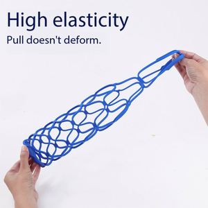 Porte-gobelet créatif en silicone pour thé au lait, sac en maille résistant à la chaleur de qualité alimentaire pour tasses à café, sous-verre multifonctionnel antidérapant - Product Image 5