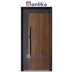 Anlike Entrée coupe-feu extérieure <span class=keywords><strong>en</strong></span> alliage de zinc anti-vol Design unique Sécurité moderne Portes pare-balles - Product Image 4