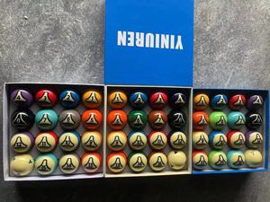 Juego Completo de Bolas de Billar Yalekang Negras de 8 Cristales de PVC, Bolas de Billar Americanas de 16 Colores, Estándar de Snooker, Tamaño Grande, en Caja - Product Image 6