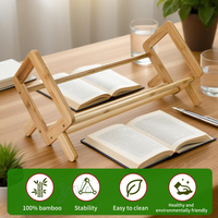 Étagère de bureau rétro en bois inclinable pour bureau à domicile salon haut support de rangement pour livres CD décor à la maison