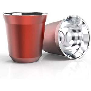 2026 HOT <span class=keywords><strong>Pixie</strong></span> Espresso Cups Lungo Cups Set Espresso Gift Set Doble pared Cápsula con aislamiento térmico <span class=keywords><strong>Taza</strong></span> de café Demitasse Tazas - Product Image 2