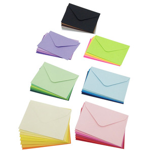 Enveloppes et cartes en papier fluorescent de couleur avec matériau kraft au néon pour cartes de voeux et enveloppes d'affaires - Product Image 3