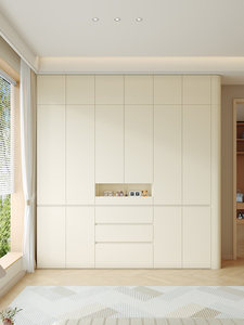 Armario de Madera Maciza Ecológico Personalizable XHA con Puertas Corredizas, Diseño Moderno para Dormitorio, Muebles para el Hogar, Superventas 2026 - Product Image 2