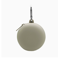 Sac de rangement miniature en silicone pour clés, câbles et petits objets