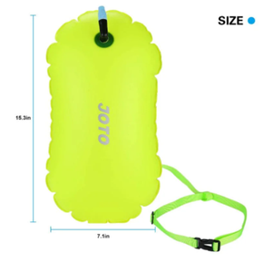 Pelampung renang, berenang tas kering gelembung keselamatan mengambang dengan sabuk pinggang yang dapat disesuaikan untuk berenang di air terbuka, aman berenang - Product Image 4