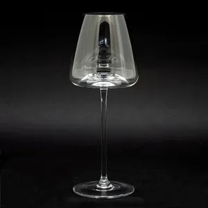 Clear High Glass Long Stem Creative Goblet Steamware Cup Red Wine Glasses