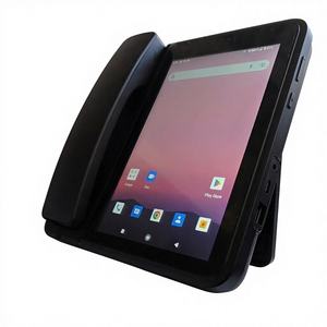 Téléphone sans fil fixe 4G de 8 pouces avec système d'exploitation Android 12, gris, garantie 1 an, écran 800x1280, audio clair - Product Image 1