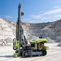 Machine de forage DTH haute performance, foreuse de puits DTH avec une profondeur de forage économique de 21 m pour le développement des carrières