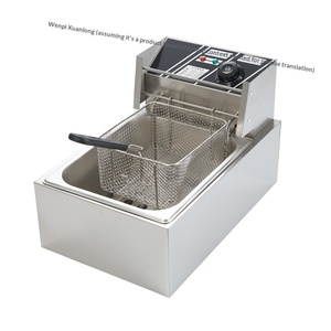 <span class=keywords><strong>Friteuse</strong></span> électrique en acier inoxydable <span class=keywords><strong>6L</strong></span>, 110V/220V, fonction minuterie, prise EU/US, exclusive e-commerce transfrontalier - Product Image 1