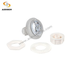 Feux de course automatiques extérieurs 24 RVB <span class=keywords><strong>Pixel</strong></span> 5050 LED IP66 bleu et blanc froid pour cabochon de champ de foire 40mm - Product Image 2