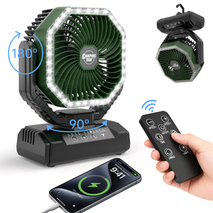 Ventilador Portátil para Camping <span class=keywords><strong>de</strong></span> 8000mAh con Luz LED y <span class=keywords><strong>Banco</strong></span> <span class=keywords><strong>de</strong></span> Energía, Directo <span class=keywords><strong>de</strong></span> Fábrica OEM - Product Image 2