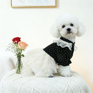 Vestido para Perro con Falda de Tul con Puntos, Poliéster, para las Cuatro Estaciones - Product Image 2