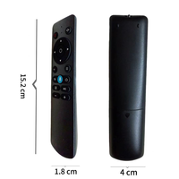Télécommande vocale à code fixe AN1603 pour projecteurs Euromay/Oumai/BBK, décodeur Rostelecom Wink STB 122A IPTV, noir ABS