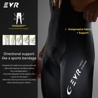Pantalon de cyclisme à bretelles longues pour la course et la course de fond, avec rembourrage ELASTIC INTERFACE, fabrication OEM ODM, pour équipes et clubs