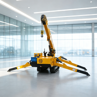 Spider Crane 3t Tipe Crawler untuk Pemeliharaan di Area Sempit dan Pekerjaan Pengangkatan Bagian Kecil yang Presisi