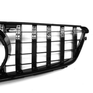 Grille avant de remplacement OEM ABS style GT <span class=keywords><strong>Panamericana</strong></span> pour Mercedes <span class=keywords><strong>Classe</strong></span> C W204 2009-2014 - Product Image 6