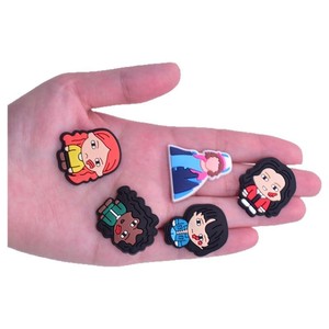 American Drama <span class=keywords><strong>Academy</strong></span> Cro Charms PVC Cartoon Shoe Boucle décorative avec accessoire floral pour l'amélioration des chaussures - Product Image 5