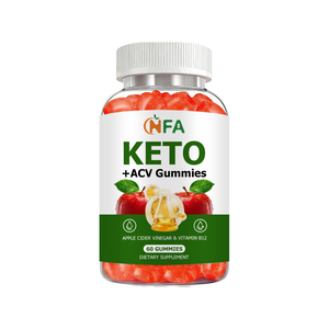 Gomitas Keto ACV Personalizadas del Proveedor, Gomitas de Vinagre de Sidra de Manzana, Promueven la Salud Intestinal, Apoyan la Digestión, Suplemento de Vitaminas B6 y B12 - Product Image 1