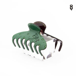 CANYUAN الكورية جديد أزياء اليعسوب فراشة مشبك شعر كليب للنساء خلات بريق مشبك شعر مخلب مع حجر الراين - Product Image 4