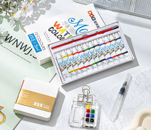 Xinyi Ar 8 couleurs grille <span class=keywords><strong>peinture</strong></span> boîte Portable carnet <span class=keywords><strong>de</strong></span> croquis <span class=keywords><strong>Palette</strong></span> aquarelle <span class=keywords><strong>peinture</strong></span> <span class=keywords><strong>Palette</strong></span> pour <span class=keywords><strong>dessin</strong></span> voyage <span class=keywords><strong>peinture</strong></span> étui cadeau - Product Image 5