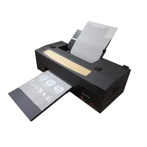 Factory direct sale A3 size inkjet printer DTF PET glitter film paper printer L1800 T-shirt custom christmas transfer machine