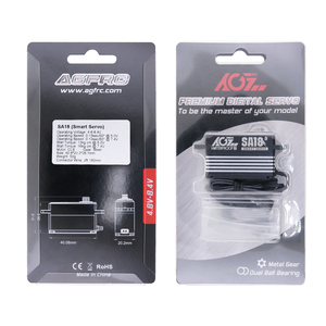 AGFRC SA18 Metal Gear 18KG 8,4 V HV cabrestante inteligente a prueba <span class=keywords><strong>de</strong></span> agua 360 grados perfil bajo programable Digital CLS 25T Servo RC coche Robot - Product Image 3